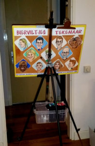 Karikaturen op bierviltjes