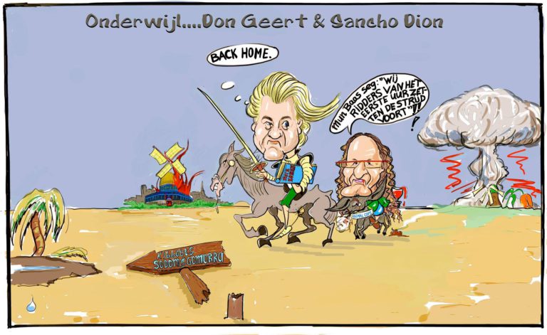 Wilders cartoon - Sneltekenaar Karikaturist en Karikaturen