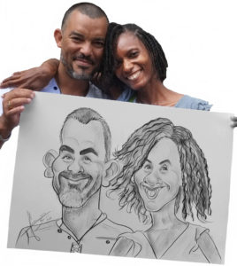 Duo Karikatuur