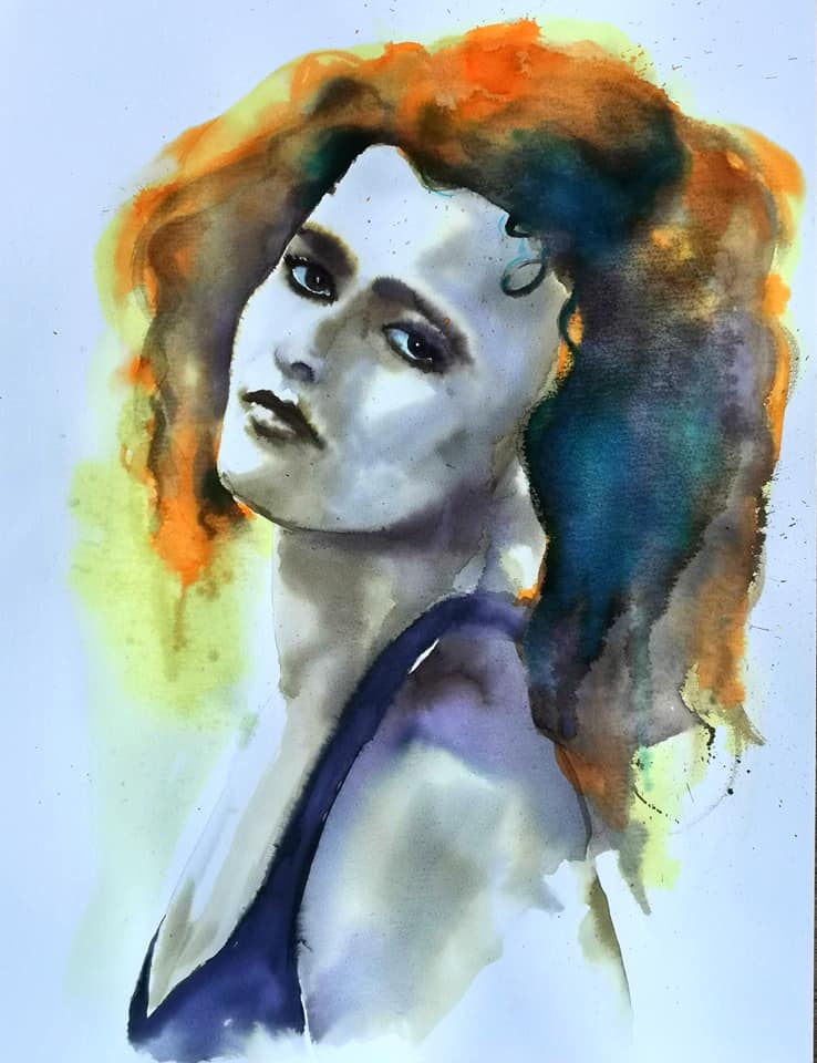 Portret laten schilderen in Aquarelverf