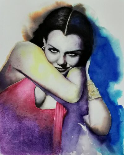 Aquarel portret