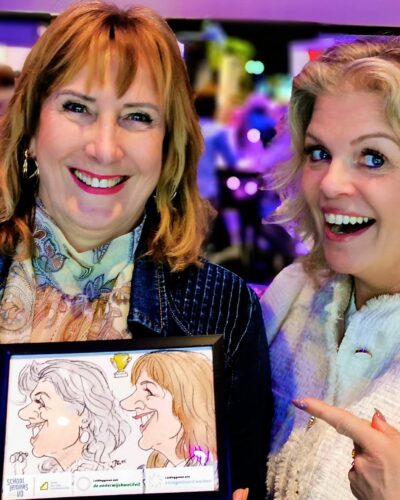 karikatuur in kleur
