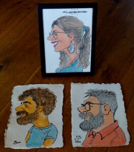 Karikatuur in kleur