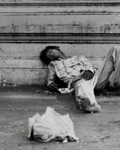 Analogue black and white photography by Jeroen Busschers, Cambodia