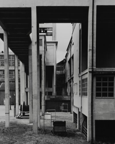 Analogue black and white photography by Jeroen Busschers of the Bercy coal mine in Belgium