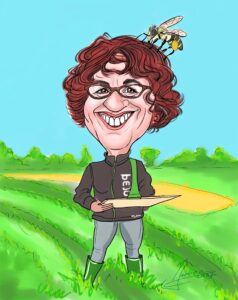 Digitale karikatuur vanaf foto als cadeau - door sneltekenaar Jeroen Busschers - foto8